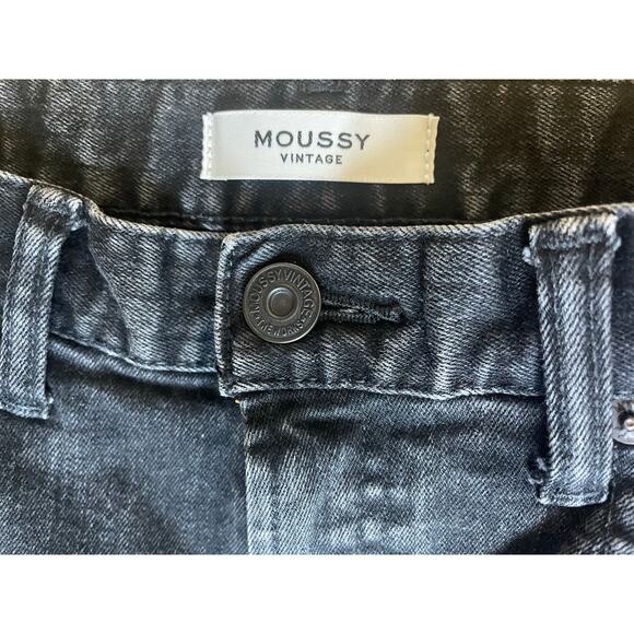 MOUSSY Washed Black Skinny Jeans Size 28 - Picture 6 of 6
